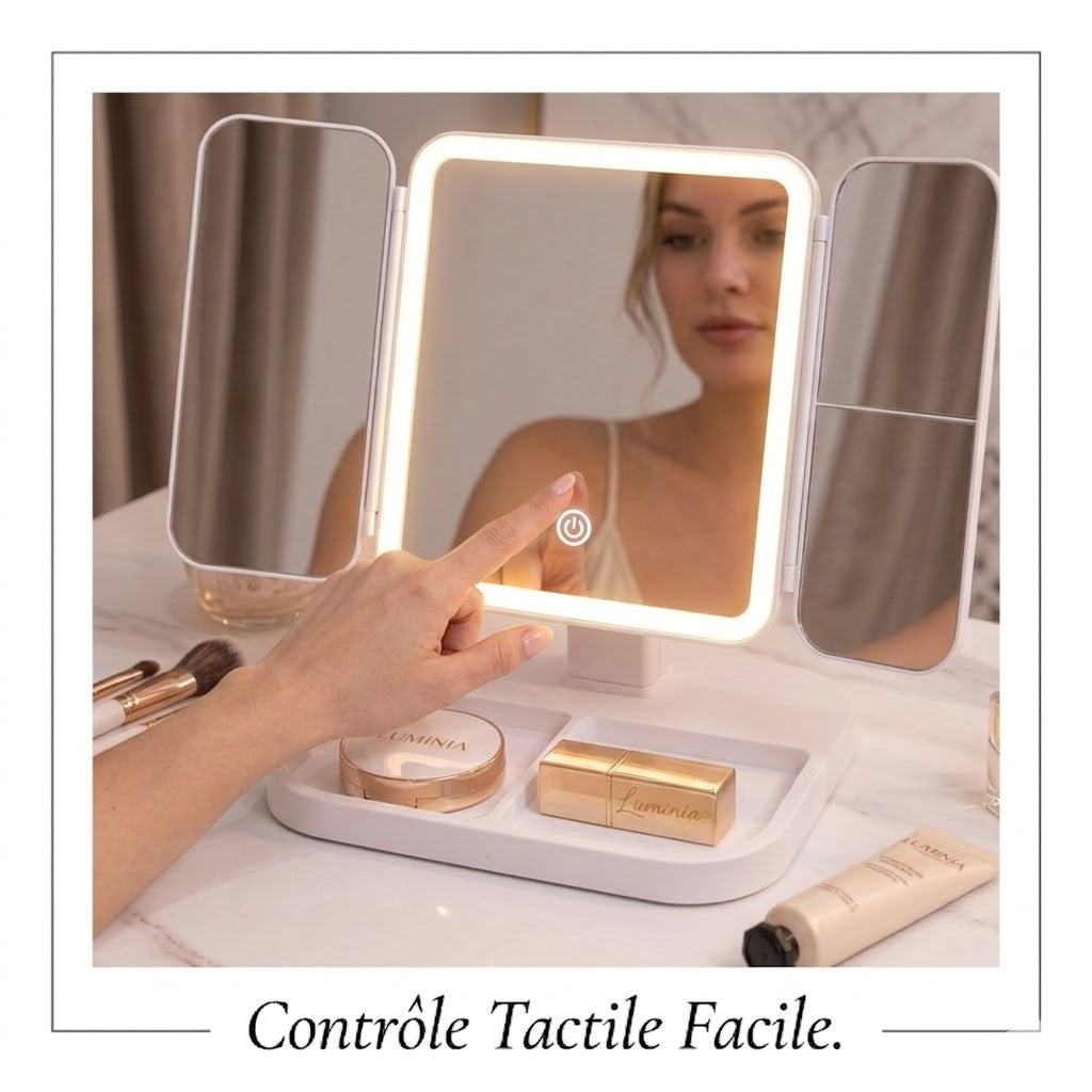 Luminia™ – Le miroir LED qui révèle chaque détail